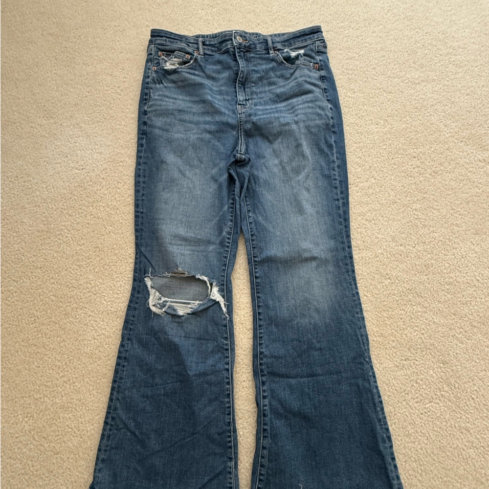 American Eagle Outfitters Blue Flare Jeans